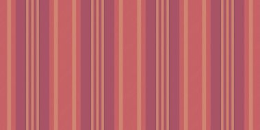 Kullanışlı arka plan tekstil deseni, avcı dikey çizgileri. Kanvas vektör dokusu kırmızı ve turuncu renklerde pürüzsüz.