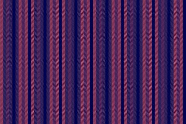 Kusiness desenli tekstil, yaratılış dokusu arka plan. Mavi ve menekşe renk paletinde dikey olmayan dikey kumaş vektörü.