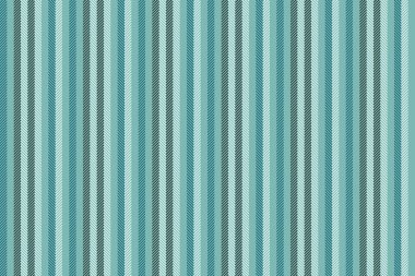 1970 'lerin kumaş arka plan çizgileri, noel süsü doku çizgisi vektörü. Gök mavisi ve açık renk paletinde titiz tekstil deseni dikey.