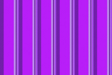 Birincil arka plan dokusu pürüzsüz, endüstriyel çizgiler tekstil deseni. Mor ve parlak renk paletinde derin dikey çizgili vektör kumaşı.
