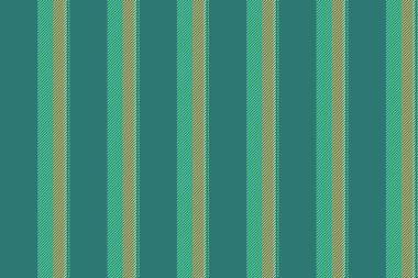 Bozuk tekstil dikey, grafiksel kumaş dokusu vektörü. Meritage çizgileri desen arkaplanı mavi ve yeşil renk paletinde.