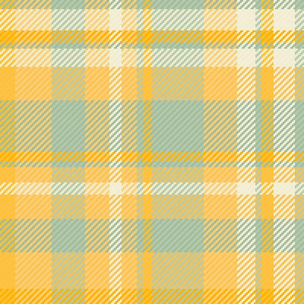 Mendil dikişsiz tekstil dokusu, geleneksel kumaş ekoseli arka plan. Kehribar ve pastel renk paletinde süreklilik denetimi desen vektörü tartan.