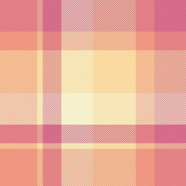 Argyle kusursuz vektör arkaplan, moda tartan tekstil ekose. Üretim kontrol kumaş desen dokusu kırmızı ve kehribar renk paleti.