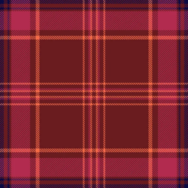 40 'ların desenli kumaşı, vektör dokusunun karışımı pürüzsüz. Kırmızı ve koyu renk paletinde ekose tartan denetimi.