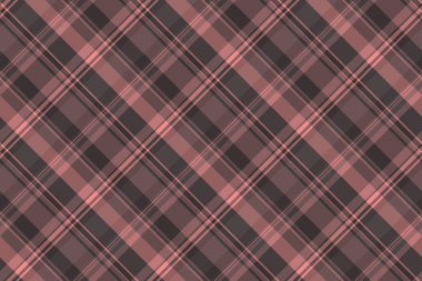 Usa desenli ekose kumaş, halk dokusu kumaş taşıyıcısı. Kırmızı ve pastel renk paletinde mat pürüzsüz arkaplan kontrolü.