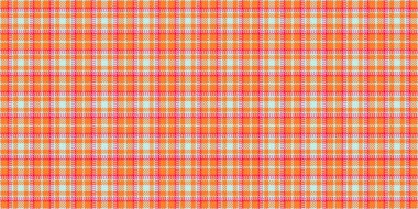Detaylı tartan deseni. Arka plan, tekstil veya tasarımlar için mükemmel. Parlak turuncu ve mavi renkli klasik bir dokunuşa ihtiyaç var..
