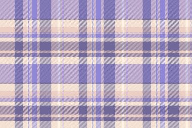 Zarif pastel ekose desenli. Sakinleştirici lavanta ve bej renklerinde kusursuz tekstil tasarımı. Arkaplan, kumaş ve vintage esinlenilmiş temalar için ideal.