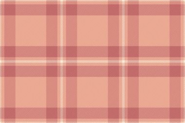 İkonik arka plan dikişsiz doku, kaliteli kumaş vektör deseni. İş ekoseli kumaşı turuncu ve kırmızı renk paletiyle kontrol et.