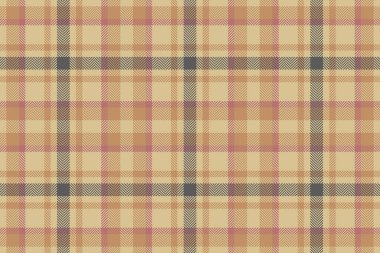 Kaz tüysüz tekstil deseni, forma desenli arka plan ekoseli. Kişisel vektör tartan kumaşı kehribar ve turuncu renk paletinde kontrol et.