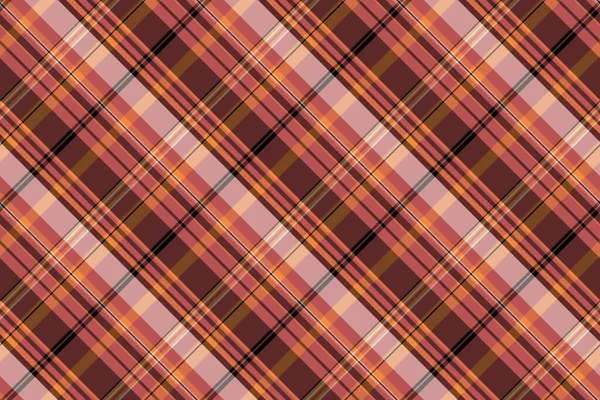 New York ekose vektörü kusursuz, yeni yıl tekstil kontrolü geçmişi. Dikey desen kumaş deseni turuncu ve kırmızı renk paleti ile tartan.