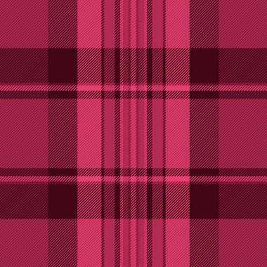 Açık tekstil modeli, yatak kumaşı ekose kumaş. Kırmızı ve cazip renk paletinde yumuşak, pürüzsüz vektör dokusu arkaplanı.