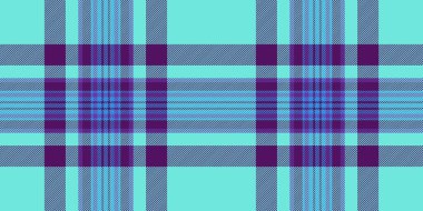 Farklı tartsız arka plan, erkek giyim tarzı tekstil dokusu. Meşhur vektör kumaşı mavi ve mor renk paletinde ekoseyi kontrol et.