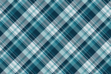 Üniformasız ekose kumaş, oda arkaplan dokusunu kontrol et. Pis tekstil desenli kumaş. Cyan ve açık renkli gri palet kumaş..