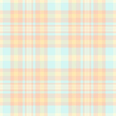 Uk ekose kumaş desenli, kusursuz vektör kontrollü nostalji. Çizim dokusu arkaplan tekstil tartanı açık ve beyaz renk paletinde.