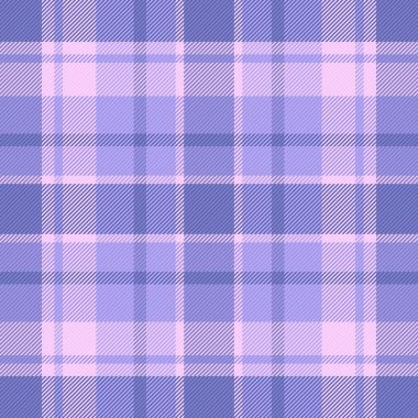 Yatak odası arka plan kontrolü tekstil, merasim tartan vektör ekoseli. Aydınlık ve mavi renk paletinde kusursuz kumaş deseni.