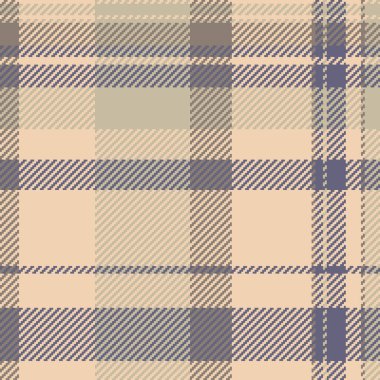 Tarafsız doku tekstil ekose, saf arka plan desen vektörü. Yatak kontrolü pastel kumaş ve açık renk paletinde kusursuz tartan kumaş.