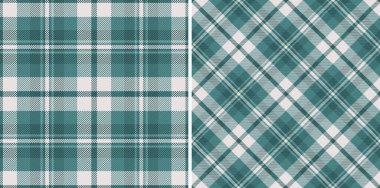 Kalıpsal desenli ekoseli kumaş dokusu, tartan kontrol kumaş arka planına sahip. Soğuk renklerde olsun. Geometrik benzersiz kimlik tasarımı.