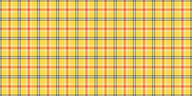 Eğilim arkaplan ekose kumaşı, davet desenli tekstil kumaşı. Aşağı doku vektörü sarı ve beyaz renk paletinde pürüzsüz kontrol.