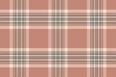 Süit arka plan dokusu pürüzsüz, sonbahar ekose desenli. Serene kumaş vektör tekstil denetimi kırmızı ve açık renk paleti.
