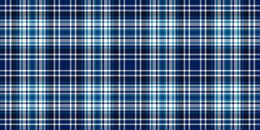Modern tekstil desenli vektör, perakende kumaş ekose tartan. Elbise denetimi dokusu mavi ve beyaz renk paletinde pürüzsüz arkaplan.