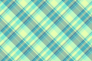 Hippi tartan desenli, golf kumaşı desenli. Oktoberfest ekose vektör pastel ve gök mavisi renk paletinde pürüzsüz arkaplan.