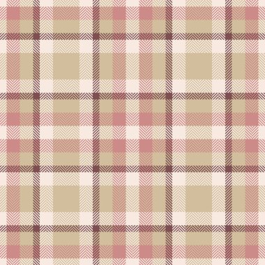 Bebek arka planı pürüzsüz vektör, müşteri ekose kumaşı. Paisley desen tartan desen kontrol ışık ve kırmızı renk paleti.