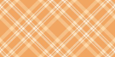 Basitlik katran tekstil arka planı, ünlü dikişsiz desenli ekose. Halı kumaşı, kumlu kahverengi ve antika beyaz renk paletinde vektör desenini kontrol et.