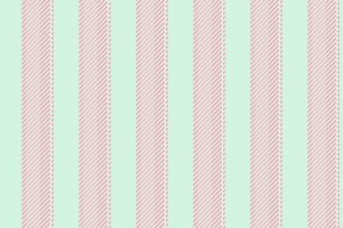 Tekstil dikey çizgileri, uyum dokusu kumaş vektörü. Işık ve kırmızı renk paletinde bez arkaplan çizgisi deseni.