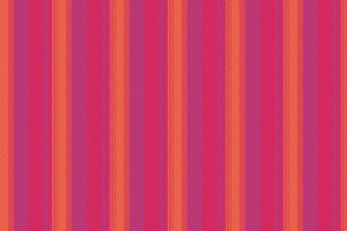 Birkaç desen dikey, fiesta vektör çizgili arka plan. Ged dikişsiz desen çizgileri kırmızı ve pembe renk paleti ile tekstil.