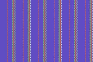 Meslek arka plan kumaş deseni, okul dokusu hatları pürüzsüz. Çivit mavisi ve yeşil renk paletinde mükemmel çizgili vektör dikey tekstil.