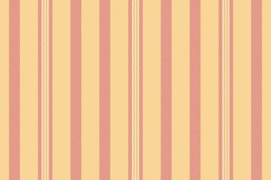 Tatlı şeftali ve kırmızı renkte klasik çizgili desen. Özgeçmiş, moda, ev dekorasyonu ve markalaşma projeleri için çok yönlü tekstil tasarımı sıcak ve davetkar bir dokunuşa ihtiyaç duyar..