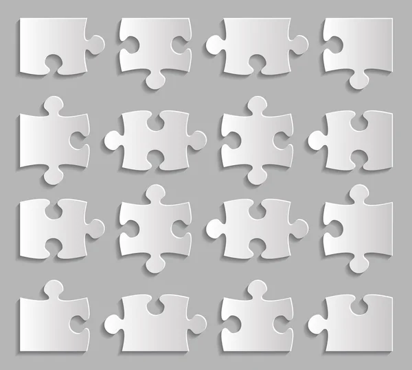 Puzzle pour infographie — Image vectorielle