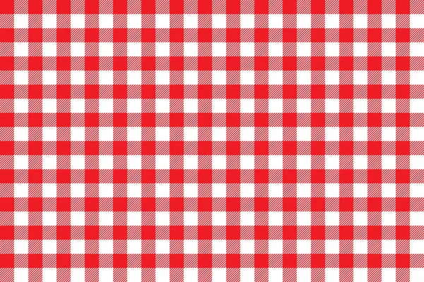 식탁보 빨간색 배경 완벽 한 패턴 — 스톡 벡터