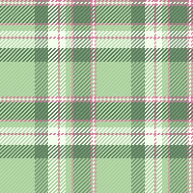 Tekstil kontrol kumaşı, büyük doku vektör deseni. Delüks ekose arka plan, ışık ve pastel renk paletinde dikişsiz tartan..