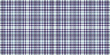 Tweed vektör tartsız, ton desenli arka plan tekstili. Beyaz ve mor renk paletinde kumaş ekoseli paket denetimi.