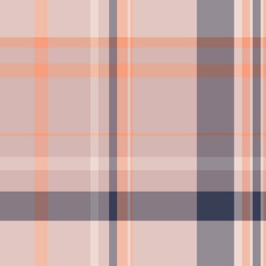 Yeni ekose desenli vektör, ipek desen kontrol kumaşı. Açık ve turuncu renk paletinde Japon tekstil dikişsiz tartan arka planı.
