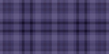 Vektör arkaplan tekstilini özelleştirin, hoş tartan desenli doku. Çivit kumaş ekose ve koyu renk paleti gerçek kusursuz kontrol.