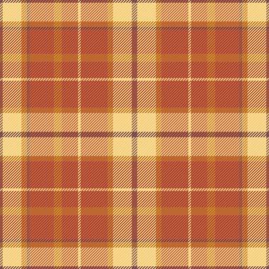 Japonya ekose kumaş kontrolü, yorgan örtüsü tekstil taşıyıcı tartan. Bireysellik deseni dokusu kırmızı ve kehribar renk paletinde pürüzsüz arkaplan.