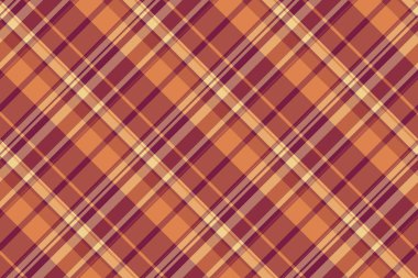 Çok renkli vektör kontrol kumaşı, bağımsızlık günü, kusursuz tartan arkaplan. Kırmızı ve turuncu renkte ekose kumaş deseni..