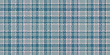 Uzay kumaşı tartanı kopyala, modaya uygun doku arkaplanı. Sonsuz vektör tekstil dikişsiz ekose pastel ve cyan renk paleti.
