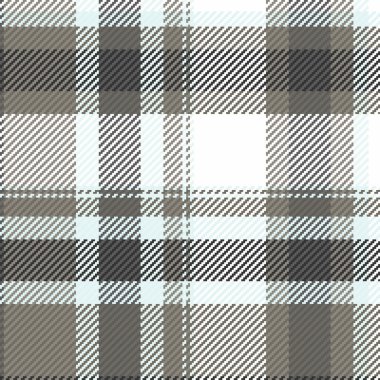 Seksi ekose kontroller, kumaş katran dokusunu tamamlamak. Beyaz ve gri renk paletinde gurur vektörü tekstil deseni arka planı.