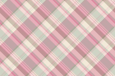 Etnik tekstil kontrolü, kapalı dokuma kumaş dokusu. Geniş vektör arkaplan tartan ışık ve pastel renk paletinde pürüzsüz.