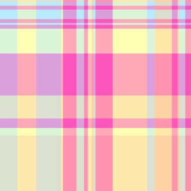 Kürklü, dikişsiz kumaş, gelişigüzel ekose arka plan dokusu. Açık ve kırmızı renk paletinde havlu vektör deseni tekstil denetimi.