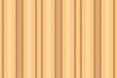 Geniş desenli arka plan dokusu, ince çizgili dikey kumaş. İzolasyon vektörü tekstil çizgileri turuncu ve kırmızı renk paletinde pürüzsüz.