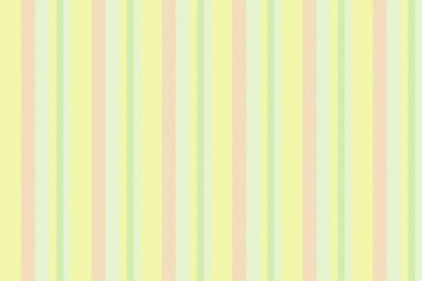 Fantezisiz kumaş deseni, saflık vektörü tekstil dokusu. Çizilmiş çizgili arkaplan çizgileri ışık ve kireç rengi paletinde dikey.