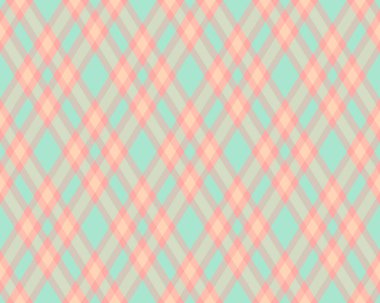 Argyle geometrik eşkenar dörtgenin kusursuz deseni. Harlequin duvar kağıdı tasarımını kontrol et. Web geçmişi için klasik elmas şekilli tekstil malzemesi, baskı kumaşı, kazak, ambalaj kağıdı, hediye kartı, davetiye.