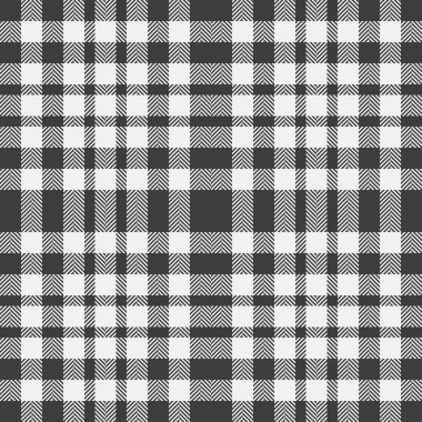 Tek renkli dokuma kumaş dokusu. Tartan ya da ekose desenli gri beyaz. Geçmişler, tekstil ve grafik tasarım projeleri için ideal. Çok yönlü ve zamansız.