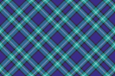 Mavi ve deniz mavisi ekose desenli klasik dikişsiz desen. Geçmişler, tekstil, moda ya da ambalaj kağıdı için mükemmel. Zamansız biçim.