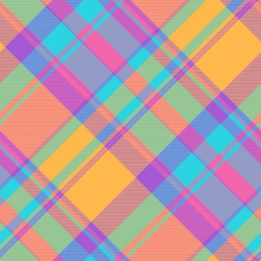 Japon ekose ekoseli, yumuşak, pürüzsüz kumaş desenli. Kehribar ve cyan renk paletinde kadife kumaş dokusunu kontrol et.