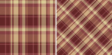 Sıcak renklerde iki kusursuz tartan deseni, gelenek ve konforu çağrıştırıyor. Klasik ama samimi bir estetik arayan arka plan, tekstil veya tasarım projeleri için ideal.